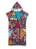 Microfiber Printed Hooded Beach Towel