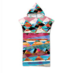 Microfiber Printed Hooded Beach Towel