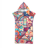 Microfiber Printed Hooded Beach Towel