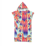 Microfiber Printed Hooded Beach Towel