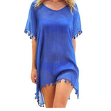 Chiffon Tassels Beach Dress