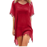 Chiffon Tassels Beach Dress