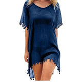 Chiffon Tassels Beach Dress