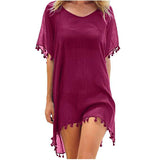 Chiffon Tassels Beach Dress