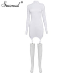 Garter Women Mini Dress with Stocking