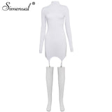 Garter Women Mini Dress with Stocking