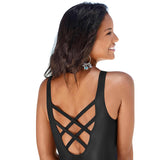 One Piece Swimsuit Mesh