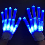 LED Gloves Neon