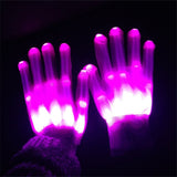 LED Gloves Neon