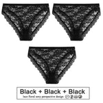 3PCS/Set Floral Lace Panties