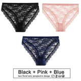 3PCS/Set Floral Lace Panties