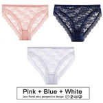 3PCS/Set Floral Lace Panties