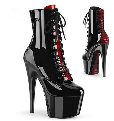 Stripper Ankle Boots High Heels