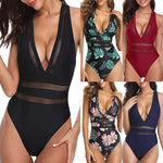 One Piece Swimsuit Mesh