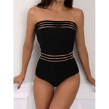 One Piece Swimsuit Mesh